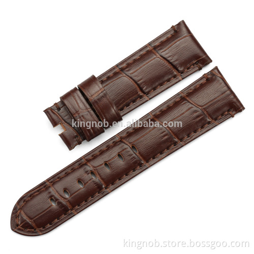 22mm genuine leather watchbands leather watch strap for panerai wrist band